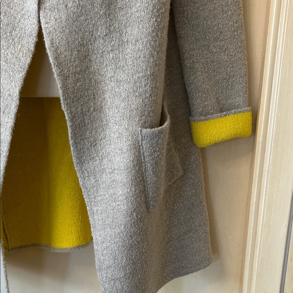 Jin Collection Gray and Yellow Women's Cardigan size S - Picture 5 of 11